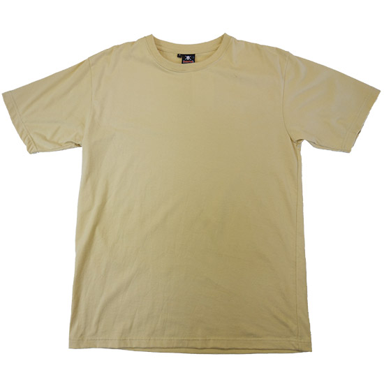 (T01S) T-shirt Standard - Own text fabric weight (20S), Fabric color (2004) Sand - From 5$++