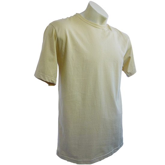 (T01S) T-shirt Standard - Own text fabric weight (20S), Fabric color (2004) Sand - From 5$++