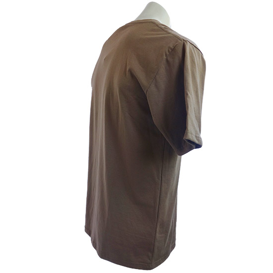 (T02S) V-Neck Shirt - Own text fabric weight (20S), Fabric color (2004) Sand - From 5$++