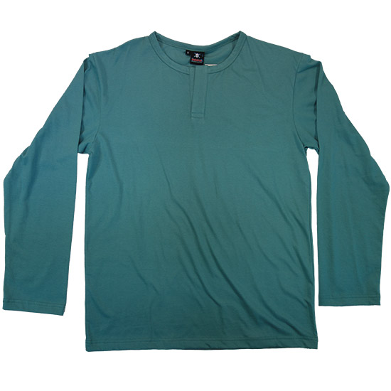 (T32S) Henley Long Sleeve