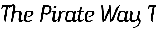 Font : ARSTemper-ScriptPlain Custom Text : The Pirate Way Test your own text here Click to download or to view this font on a tshirt that can be custom printed in Bali