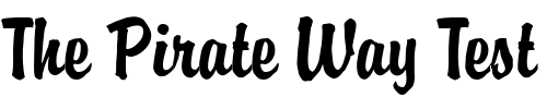 Font : ATBrophyScript Custom Text : The Pirate Way Test your own text here Click to download or to view this font on a tshirt that can be custom printed in Bali