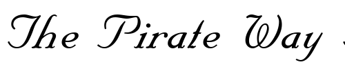 Font : ATFloridianScript Custom Text : The Pirate Way Test your own text here Click to download or to view this font on a tshirt that can be custom printed in Bali