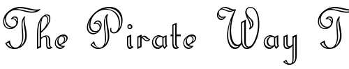 Font : ATRivieraScript Custom Text : The Pirate Way Test your own text here Click to download or to view this font on a tshirt that can be custom printed in Bali