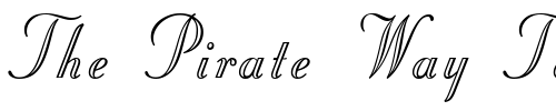 Font : ATStuyvesant Custom Text : The Pirate Way Test your own text here Click to download or to view this font on a tshirt that can be custom printed in Bali