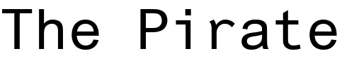 Font : Arial-Monospaced-MT Custom Text : The Pirate Way Test your own text here Click to download or to view this font on a tshirt that can be custom printed in Bali