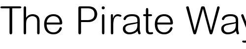 Font : Arial-Rounded-MT-Light Custom Text : The Pirate Way Test your own text here Click to download or to view this font on a tshirt that can be custom printed in Bali
