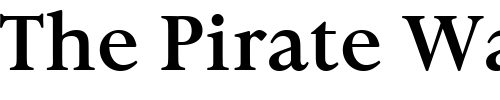 Font : Aries-BoldRangingFigs Custom Text : The Pirate Way Test your own text here Click to download or to view this font on a tshirt that can be custom printed in Bali