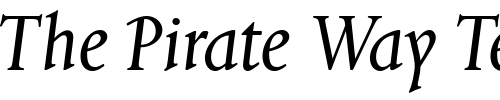 Font : Aries-Italic Custom Text : The Pirate Way Test your own text here Click to download or to view this font on a tshirt that can be custom printed in Bali