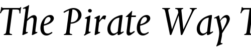 Font : Aries-ItalicRangingFigs Custom Text : The Pirate Way Test your own text here Click to download or to view this font on a tshirt that can be custom printed in Bali