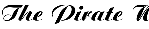 Font : Aristocrat-Italic Custom Text : The Pirate Way Test your own text here Click to download or to view this font on a tshirt that can be custom printed in Bali