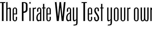 Font : Arizona Custom Text : The Pirate Way Test your own text here Click to download or to view this font on a tshirt that can be custom printed in Bali