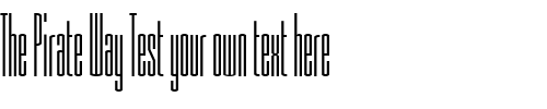 Font : Armada-LightCompressed Custom Text : The Pirate Way Test your own text here Click to download or to view this font on a tshirt that can be custom printed in Bali