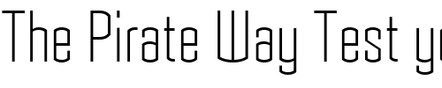 Font : Armada-LightCondensed Custom Text : The Pirate Way Test your own text here Click to download or to view this font on a tshirt that can be custom printed in Bali