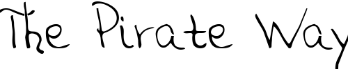 Font : Armour-Regular Custom Text : The Pirate Way Test your own text here Click to download or to view this font on a tshirt that can be custom printed in Bali