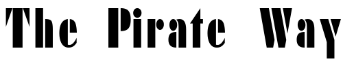Font : ArmyBlackCondensedPlain Custom Text : The Pirate Way Test your own text here Click to download or to view this font on a tshirt that can be custom printed in Bali