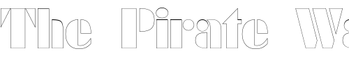 Font : ArmyBlackOutlinePlain Custom Text : The Pirate Way Test your own text here Click to download or to view this font on a tshirt that can be custom printed in Bali