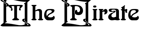 Font : Arnold_Becker_Ini Custom Text : The Pirate Way Test your own text here Click to download or to view this font on a tshirt that can be custom printed in Bali