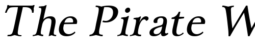 Font : Array-BoldItalic Custom Text : The Pirate Way Test your own text here Click to download or to view this font on a tshirt that can be custom printed in Bali