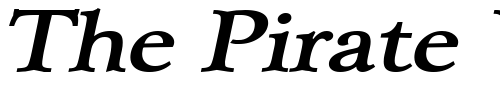 Font : Array-Wide-BoldItalic Custom Text : The Pirate Way Test your own text here Click to download or to view this font on a tshirt that can be custom printed in Bali