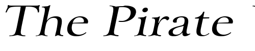 Font : Array-Wide-Italic Custom Text : The Pirate Way Test your own text here Click to download or to view this font on a tshirt that can be custom printed in Bali