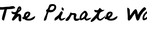 Font : ArronsHand-Bold Custom Text : The Pirate Way Test your own text here Click to download or to view this font on a tshirt that can be custom printed in Bali