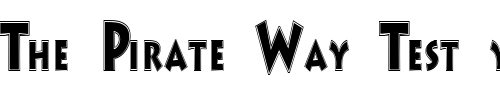 Font : Artist-Regular-ttnorm Custom Text : The Pirate Way Test your own text here Click to download or to view this font on a tshirt that can be custom printed in Bali