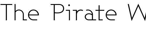 Font : Ashby-Light Custom Text : The Pirate Way Test your own text here Click to download or to view this font on a tshirt that can be custom printed in Bali