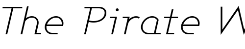 Font : Ashby-Light-Italic Custom Text : The Pirate Way Test your own text here Click to download or to view this font on a tshirt that can be custom printed in Bali