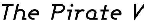 Font : Ashby-Medium-Italic Custom Text : The Pirate Way Test your own text here Click to download or to view this font on a tshirt that can be custom printed in Bali