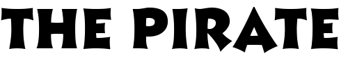 Font : Ashley-Crawford-MT-Bold Custom Text : The Pirate Way Test your own text here Click to download or to view this font on a tshirt that can be custom printed in Bali