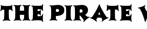 Font : AshleyCrawfordICG Custom Text : The Pirate Way Test your own text here Click to download or to view this font on a tshirt that can be custom printed in Bali