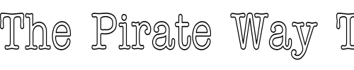 Font : AshtonTellermatic Custom Text : The Pirate Way Test your own text here Click to download or to view this font on a tshirt that can be custom printed in Bali