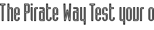 Font : AssemblyAlternateSSK Custom Text : The Pirate Way Test your own text here Click to download or to view this font on a tshirt that can be custom printed in Bali