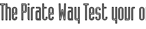 Font : AssemblyAlternateSSK-Regular Custom Text : The Pirate Way Test your own text here Click to download or to view this font on a tshirt that can be custom printed in Bali