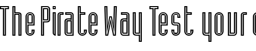Font : AssemblyOutlineAlternateSSK Custom Text : The Pirate Way Test your own text here Click to download or to view this font on a tshirt that can be custom printed in Bali