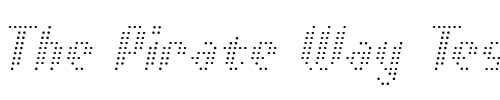 Font : Asterix-Light-Italic Custom Text : The Pirate Way Test your own text here Click to download or to view this font on a tshirt that can be custom printed in Bali