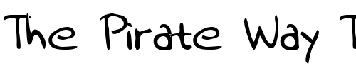 Font : AstersHand-Regular Custom Text : The Pirate Way Test your own text here Click to download or to view this font on a tshirt that can be custom printed in Bali