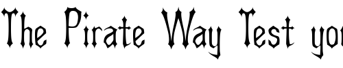 Font : Asterx-Regular Custom Text : The Pirate Way Test your own text here Click to download or to view this font on a tshirt that can be custom printed in Bali