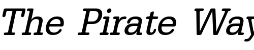 Font : AstridBeckerNarrow-Italic Custom Text : The Pirate Way Test your own text here Click to download or to view this font on a tshirt that can be custom printed in Bali