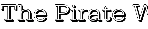 Font : AstridBeckerShadowE-Light Custom Text : The Pirate Way Test your own text here Click to download or to view this font on a tshirt that can be custom printed in Bali