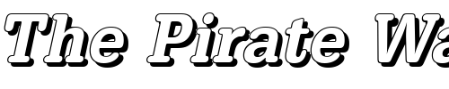 Font : AstridBeckerShadowN-Medium-Italic Custom Text : The Pirate Way Test your own text here Click to download or to view this font on a tshirt that can be custom printed in Bali