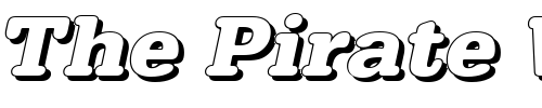 Font : AstridBeckerShadowW-BoldItalic Custom Text : The Pirate Way Test your own text here Click to download or to view this font on a tshirt that can be custom printed in Bali