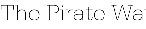 Font : AstridBeckerWideXlight Custom Text : The Pirate Way Test your own text here Click to download or to view this font on a tshirt that can be custom printed in Bali