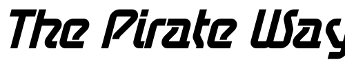 Font : AstroBold-Oblique Custom Text : The Pirate Way Test your own text here Click to download or to view this font on a tshirt that can be custom printed in Bali