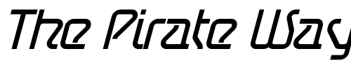 Font : AstroLight-Oblique Custom Text : The Pirate Way Test your own text here Click to download or to view this font on a tshirt that can be custom printed in Bali