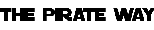 Font : AstroSolid Custom Text : The Pirate Way Test your own text here Click to download or to view this font on a tshirt that can be custom printed in Bali