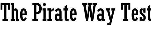 Font : AstuteCondSSK Custom Text : The Pirate Way Test your own text here Click to download or to view this font on a tshirt that can be custom printed in Bali