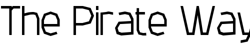 Font : Attac-SemiBold Custom Text : The Pirate Way Test your own text here Click to download or to view this font on a tshirt that can be custom printed in Bali