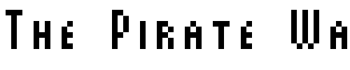 Font : AuX-DotBitC-Cond-SmallCaps Custom Text : The Pirate Way Test your own text here Click to download or to view this font on a tshirt that can be custom printed in Bali